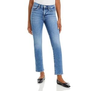 Frame Le High Rise Straight Ankle Denim Jeans Size 27
